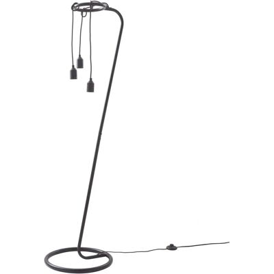 Lindby Elira Lámpara de Pie - Moderna en Negro Metal 150cm Lindby Elira Lámpara de Pie - Moderna en Negro Metal 150cm