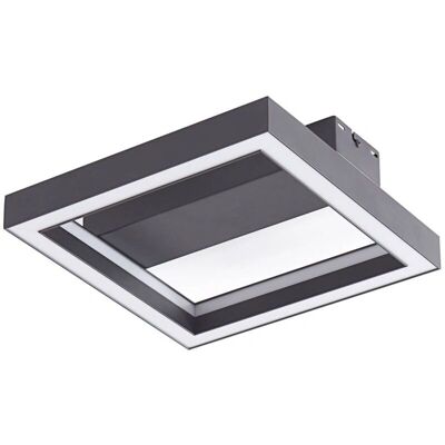Lucande Tjado Inteligentna LED Lampa sufitowa - Nowoczesna, Czarna, 30cm, Tuya Lucande Tjado Inteligentna LED Lampa sufitowa - Nowoczesna, Czarna, 30cm, Tuya