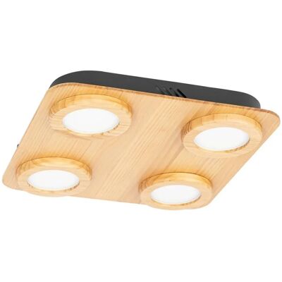 Lindby Joren Proyector de Techo - Madera Modern 4x LED Lindby Joren Proyector de Techo - Madera Modern 4x LED