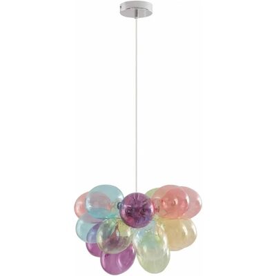 Lucande - Elegancka Lampa Wisząca ze Szkła - 40cm G9 Lucande - Elegancka Lampa Wisząca ze Szkła - 40cm G9