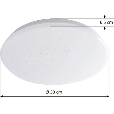Lindby Eovi Ceiling Light - IP44 4000K White Lindby Eovi Ceiling Light - IP44 4000K White