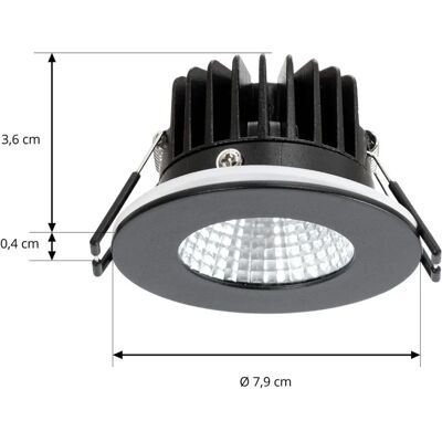 Arcchio Lirin wbudowana lampa czarna - Typ produktu Arcchio Lirin wbudowana lampa czarna - Typ produktu