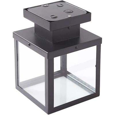 Lindby Mandus Black Steel Ceiling Light - Outdoor Suitable IP23 Lindby Mandus Black Steel Ceiling Light - Outdoor Suitable IP23
