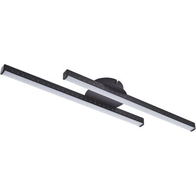 Lindby Aurendor Nowoczesna Czarna Aluminium Oprawa sufitowa - 60cm - LED Lindby Aurendor Nowoczesna Czarna Aluminium Oprawa sufitowa - 60cm - LED
