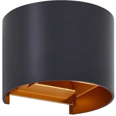Lindby Nivar Lámpara de Pared Negro/Oro - Aplique para Exterior Lindby Nivar Lámpara de Pared Negro/Oro - Aplique para Exterior