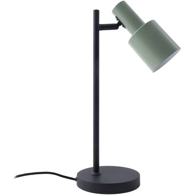 Lampe de table Ovelia Vert/Noir Lindby - Abat-jour réglable Lampe de table Ovelia Vert/Noir Lindby - Abat-jour réglable