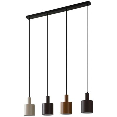 Lindby Ovelia Pendelleuchte - Modern - Schwarz/Braun/Beige Lindby Ovelia Pendelleuchte - Modern - Schwarz/Braun/Beige