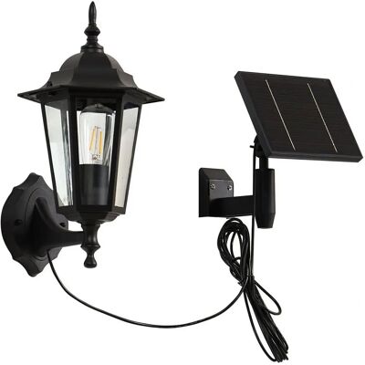 Lindby Sayata - Solar Outdoor Lamp - Black Aluminum Lindby Sayata - Solar Outdoor Lamp - Black Aluminum