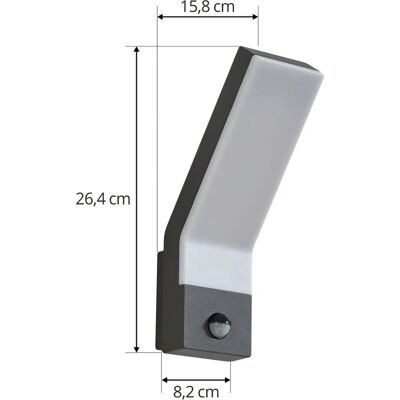 Lindby Korvik Wall Light - Modern Outdoor LED Lamp Lindby Korvik Wall Light - Modern Outdoor LED Lamp