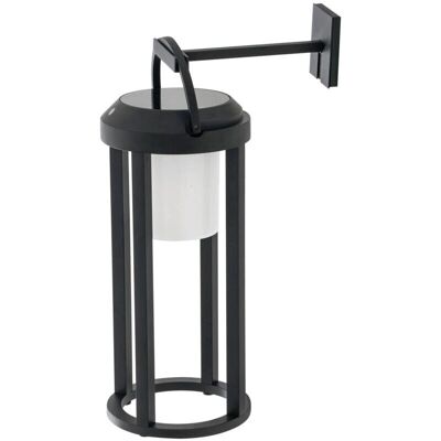 Lucande - Solar-Außenlampe Tilena Schwarz Aluminium Lucande - Solar-Außenlampe Tilena Schwarz Aluminium