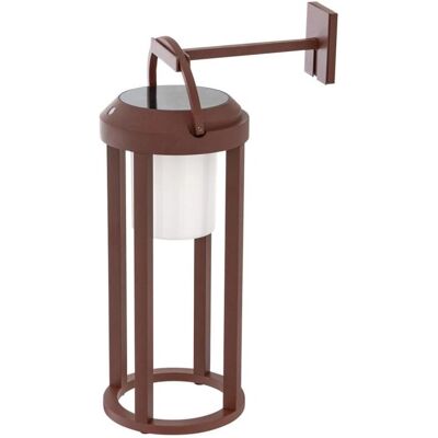 Lucande Tilena Solar Outdoor Lamp - Brown Aluminum Lucande Tilena Solar Outdoor Lamp - Brown Aluminum