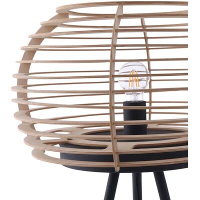 Lámpara de pie Lindby Ediz - Moderna en Metal y Madera - Luz para Pasillos Lámpara de pie Lindby Ediz - Moderna en Metal y Madera - Luz para Pasillos