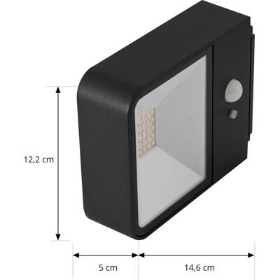 Lucande Dava Lampada Solare Esterna - Efficiente, Nera Lucande Dava Lampada Solare Esterna - Efficiente, Nera