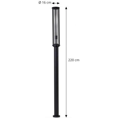 Lucande Outdoor Lamp Alivaro - IP65 Water Resistant, Black Aluminum Lucande Outdoor Lamp Alivaro - IP65 Water Resistant, Black Aluminum
