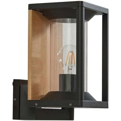 Lucande Black Aluminum Wall Lamp - Garden, Balcony, Parking - Wall Lamp Lucande Black Aluminum Wall Lamp - Garden, Balcony, Parking - Wall Lamp