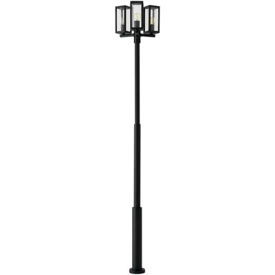 Utomhuslykt Siveta från Lucande - Aluminium, 240cm, 3 Ljuspunkter, Svart Utomhuslykt Siveta från Lucande - Aluminium, 240cm, 3 Ljuspunkter, Svart