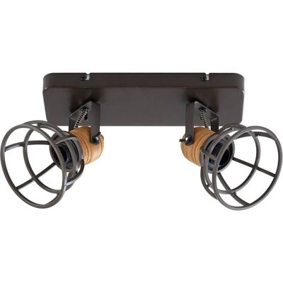 Lindby Arinthea Luz empotrada - 2 luces, negro, moderno Lindby Arinthea Luz empotrada - 2 luces, negro, moderno