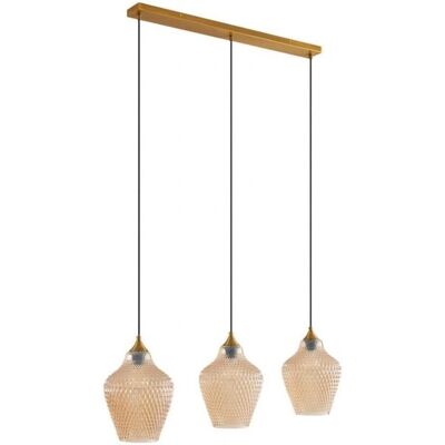Lindby Amber Glas Pendellampe - Deckenleuchte Lindby Amber Glas Pendellampe - Deckenleuchte