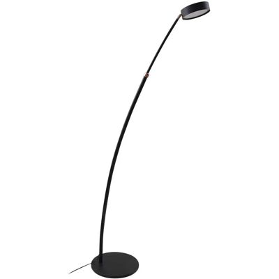 Lucande Boga LED Lampa stojąca - Nowoczesny czarny metalowy design Lucande Boga LED Lampa stojąca - Nowoczesny czarny metalowy design