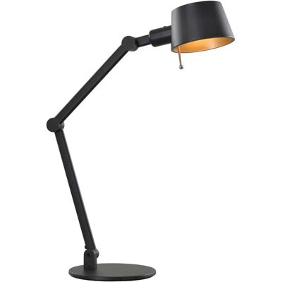 Lucande Silka Regulowana Czarna Metalowa Lampa Stołowa - Lampa Stołowa Lucande Silka Regulowana Czarna Metalowa Lampa Stołowa - Lampa Stołowa