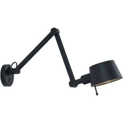 Lucande Moderne Wandlamp - Verstelbaar, Zwart Metaal Lucande Moderne Wandlamp - Verstelbaar, Zwart Metaal