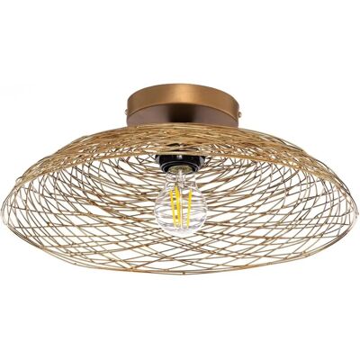 Lanterne Plafond Dorée Thorian - 40cm Lanterne Plafond Dorée Thorian - 40cm
