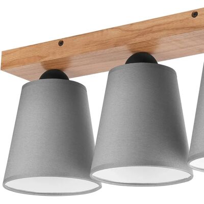 Envostar Risco Szara 3-Lampowa Lampa Sufitowa - Oświetlenie Sufitu Envostar Risco Szara 3-Lampowa Lampa Sufitowa - Oświetlenie Sufitu