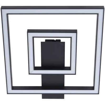 Lindby Madamo Aluminum Black LED Ceiling Lamp Lindby Madamo Aluminum Black LED Ceiling Lamp