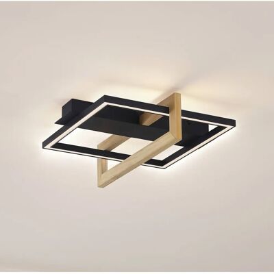Lindby Holamu LED Lampa sufitowa - Nowoczesne Czarny Aluminium 46cm Lindby Holamu LED Lampa sufitowa - Nowoczesne Czarny Aluminium 46cm