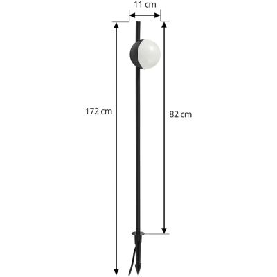 Lindby Darleen Aluminum Outdoor Lamp - Modern, IP65 Lindby Darleen Aluminum Outdoor Lamp - Modern, IP65