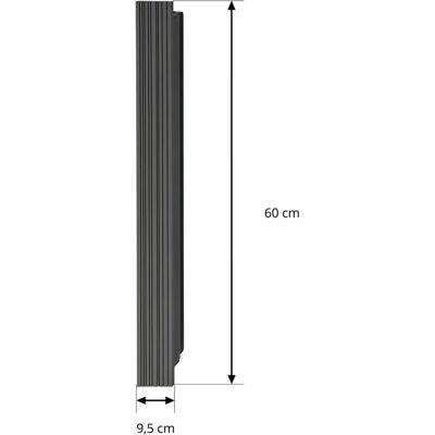 Lucande Melira Vägglampa - Utomhus LED-lampa, 60cm, Svart aluminium Lucande Melira Vägglampa - Utomhus LED-lampa, 60cm, Svart aluminium