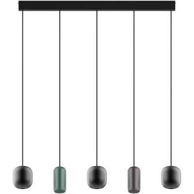 Lucande Suspension Linéaire Noire - Lampe Suspension Lucande Suspension Linéaire Noire - Lampe Suspension