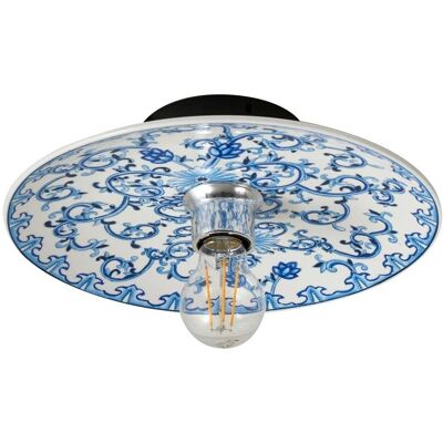 Lucande - Faelira - Ceramic - Blue - Wall Lamp Lucande - Faelira - Ceramic - Blue - Wall Lamp