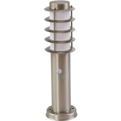 Lindby Hanja Utomhusvägglampa - Rostfritt stål, Sensor, Grå Lindby Hanja Utomhusvägglampa - Rostfritt stål, Sensor, Grå