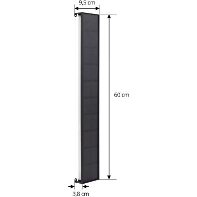 Lindby Laarni Lámpara Solar - Exterior, Negro, Regulable Lindby Laarni Lámpara Solar - Exterior, Negro, Regulable