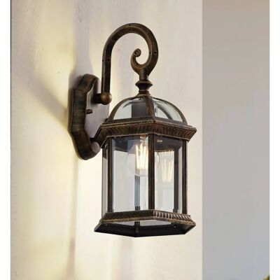 Lindby - Gilded Aluminum Adelisa Wall Light - Exterior Lindby - Gilded Aluminum Adelisa Wall Light - Exterior