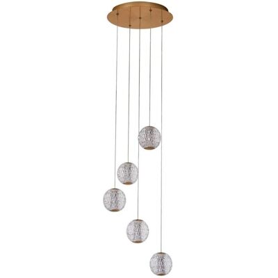 Lucande Ismenia - Bronze - 5 lights - Pendant light Lucande Ismenia - Bronze - 5 lights - Pendant light