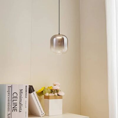 Lucande Avelinra Schwarze Glas Pendellampe Lucande Avelinra Schwarze Glas Pendellampe