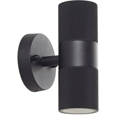 Lindby Jovane Applique Murale Extérieure en Aluminium Noir Lindby Jovane Applique Murale Extérieure en Aluminium Noir