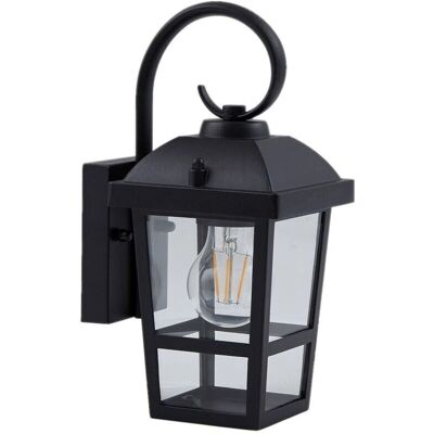 Lindby Vegglampe Eloane - Utendørsvæglampe - Svart stål Lindby Vegglampe Eloane - Utendørsvæglampe - Svart stål