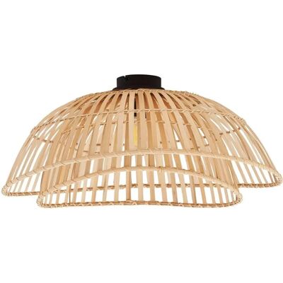 Lindby - Suspension 'Ilajus' en Marron - Ø 62cm, Style rustique - Publicité Lindby - Suspension 'Ilajus' en Marron - Ø 62cm, Style rustique - Publicité