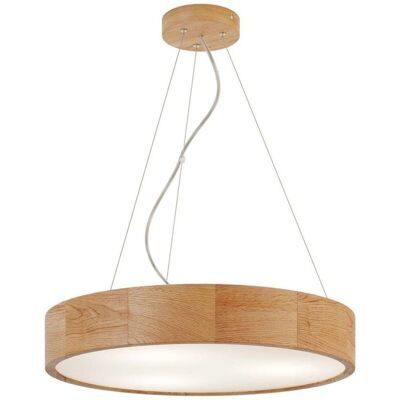 Envostar Kerio - Okrągła drewniana lampa wisząca - Stylowe oświetlenie wnętrz Envostar Kerio - Okrągła drewniana lampa wisząca - Stylowe oświetlenie wnętrz