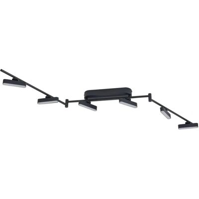 Proiettore Eldrin Lindby - Lampada LED nera moderna Proiettore Eldrin Lindby - Lampada LED nera moderna