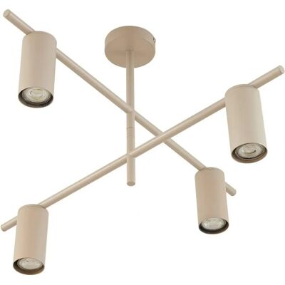 Lindby Biała Lampa Sufitowa - 4 Światła - 70cm Lindby Biała Lampa Sufitowa - 4 Światła - 70cm