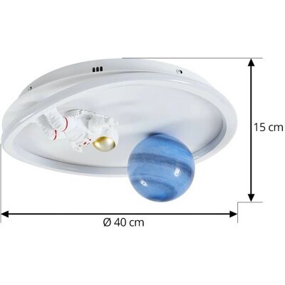 Lindby Kosmo Deckenlampe - Weiß, 40 cm - Deckenleuchte Lindby Kosmo Deckenlampe - Weiß, 40 cm - Deckenleuchte