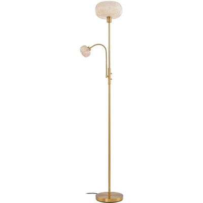Lindby Gold Amber Stehlampe - Stehlampe Lindby Gold Amber Stehlampe - Stehlampe