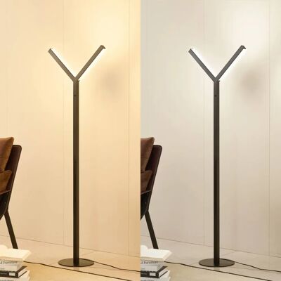 Lucande Ilian Schwarze LED-Stehlampe - Modern Dimmbar Lucande Ilian Schwarze LED-Stehlampe - Modern Dimmbar