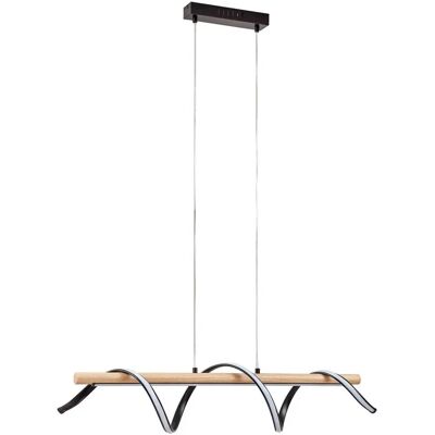 Lindby Spiraali Lampa Wisząca - Nowoczesny Czarny Aluminium Lindby Spiraali Lampa Wisząca - Nowoczesny Czarny Aluminium