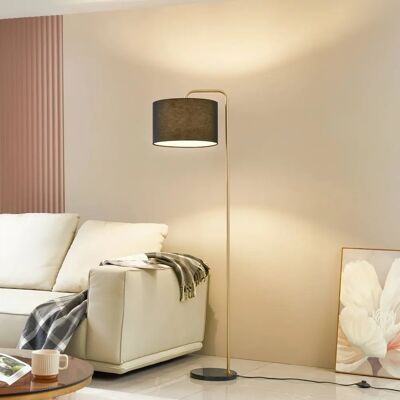 Lindby Lampa podłogowa Hillary - Elegancka, Regulowana, Marmurowa Podstawa Lindby Lampa podłogowa Hillary - Elegancka, Regulowana, Marmurowa Podstawa