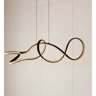 Lucande Rodado Pendant Lamp - Aluminium Black Lucande Rodado Pendant Lamp - Aluminium Black